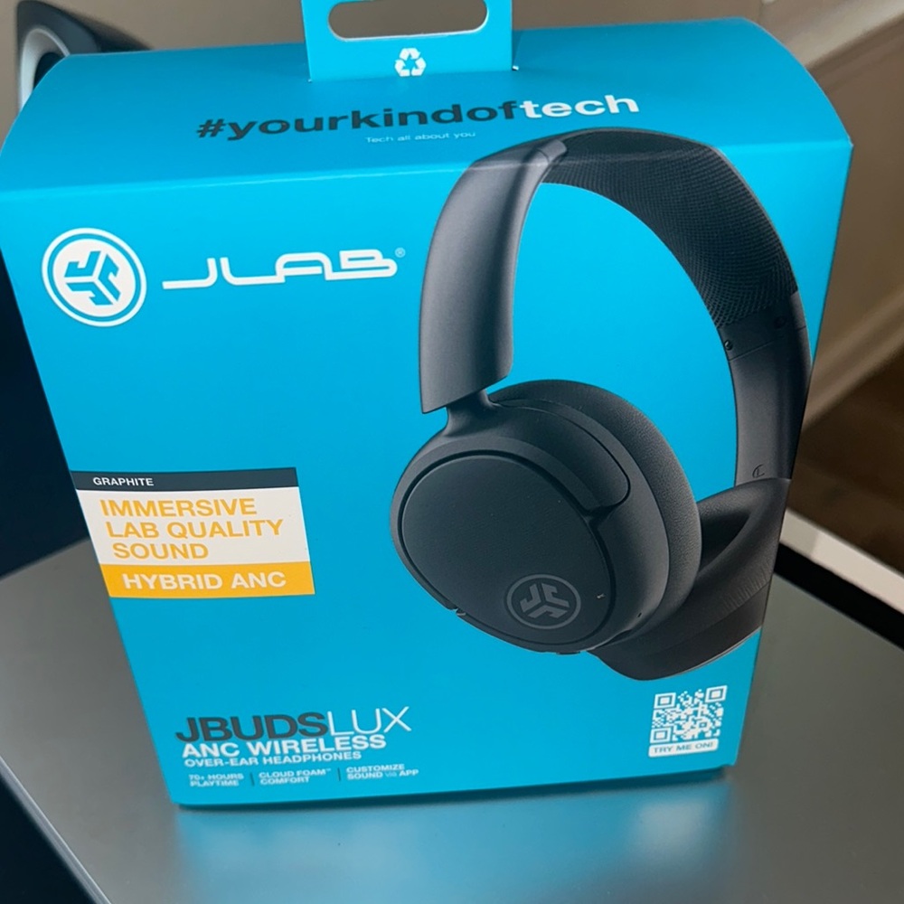 JLab JBuds Lux ANC Wireless Headphones - Black